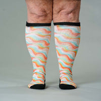Viasox Retro Pastel EasyStretch Socks 5-Pack Bundle alternate view
