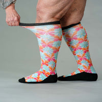 Viasox Groovy Blooms EasyStretch Socks alternate view