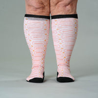 Viasox Retro Pastel EasyStretch Socks 5-Pack Bundle pair displayed