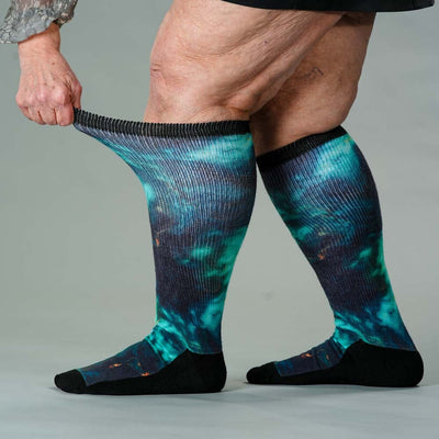 Viasox Malachite EasyStretch Socks detail close-up