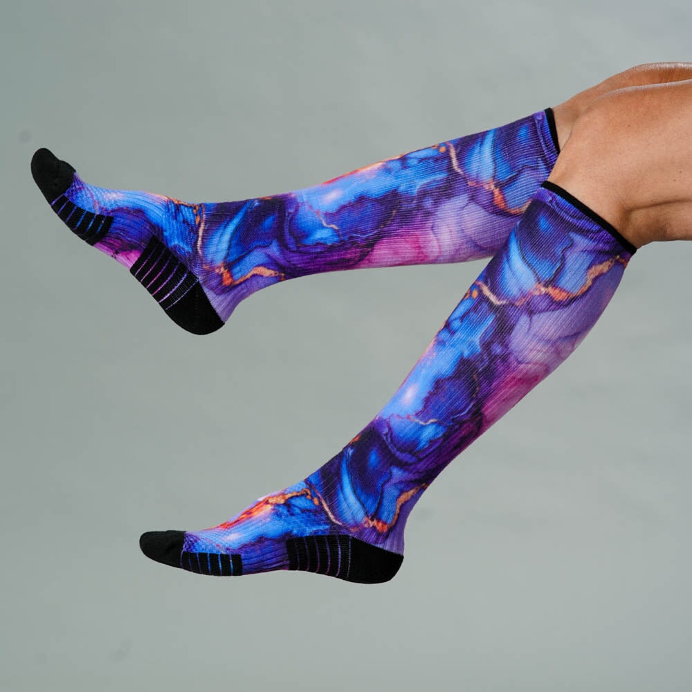 Viasox Golden Lavender Compression Socks alternate view
