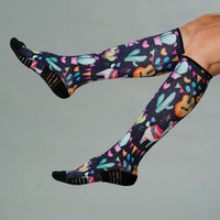 Viasox Llama Love Compression Socks alternate view