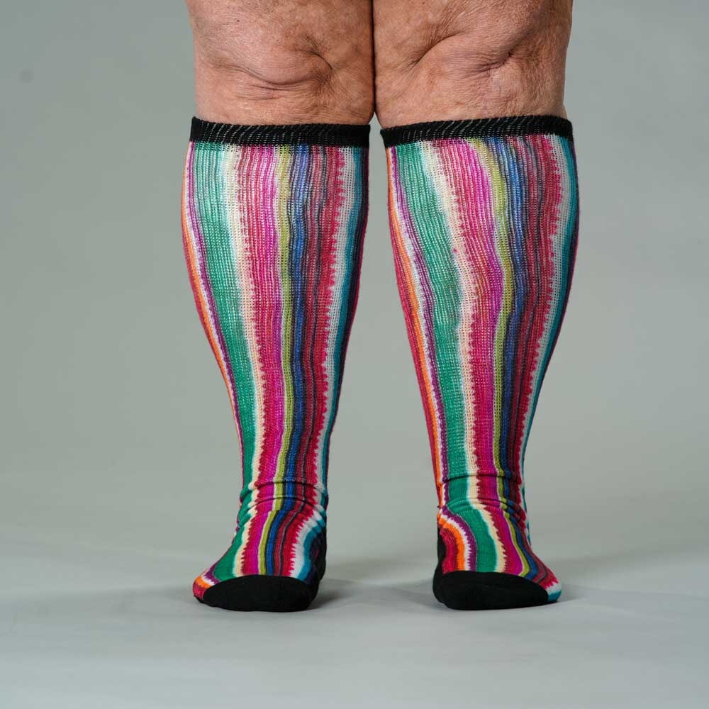 Viasox Fiesta EasyStretch™ Socks 5-Pack Bundle detail close-up