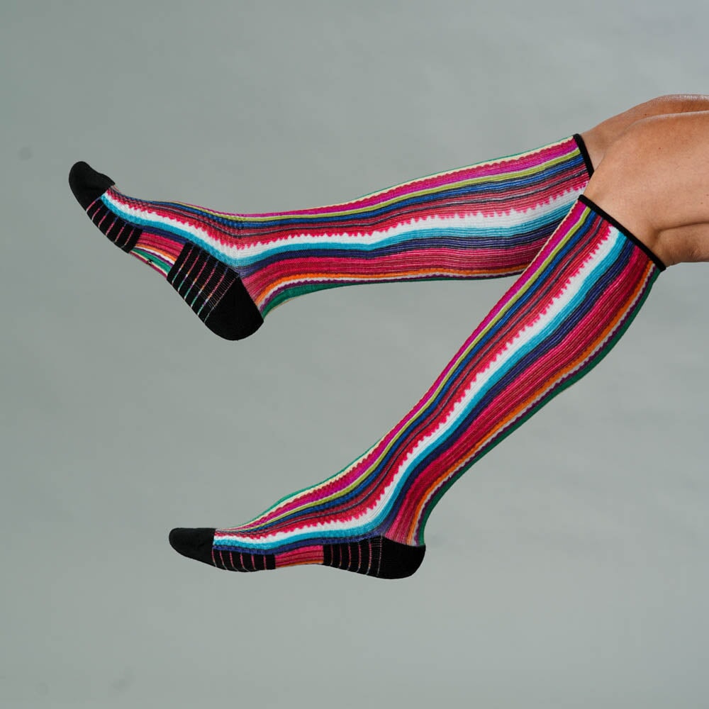 Viasox Fiesta Stripes Compression Socks alternate view