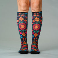 Viasox Cinco de Mayo Compression Socks side view