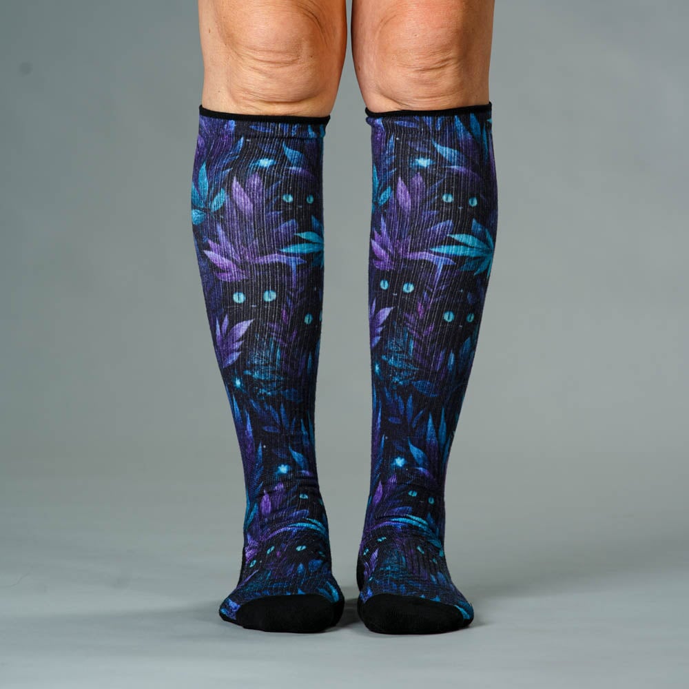 Viasox Cozy Cat Compression Socks 5-Pack Bundle alternate view