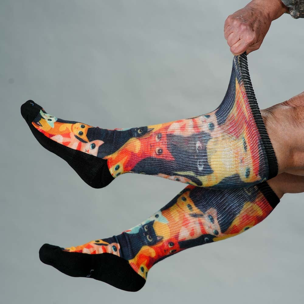 Viasox Whiskers EasyStretch Socks alternate view