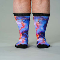 Viasox Golden Lavender EasyStretch Socks pair displayed