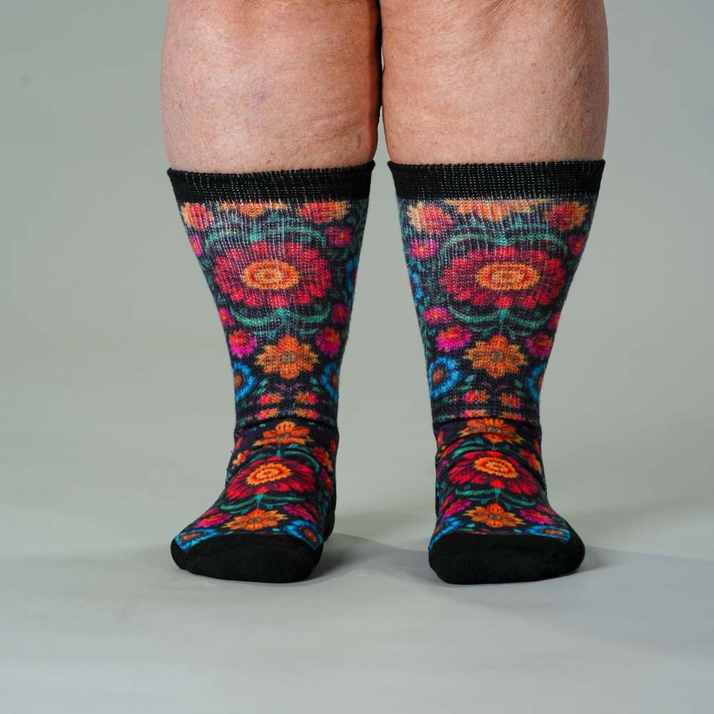 Viasox Cinco de Mayo EasyStretch Socks pair displayed