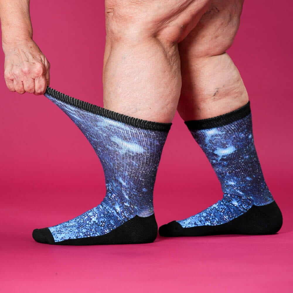 Sapphire Sky EasyStretch™ Socks – Viasox