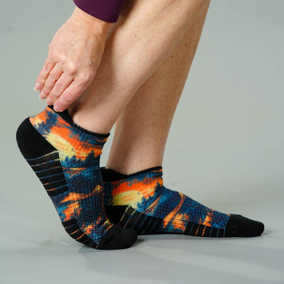 Camp Sunset Ankle Compression Socks