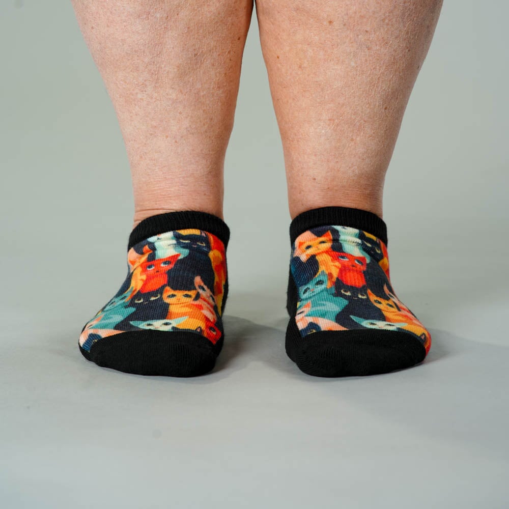 Viasox Whiskers Ankle Socks side view