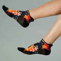 Viasox Whiskers Ankle Compression Socks detail close-up