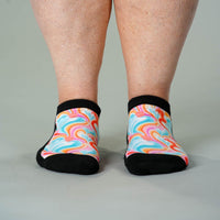 Viasox Retro Pastel Ankle Socks 5-Pack Bundle pair displayed