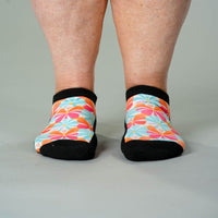 Viasox Retro Pastel Ankle Socks 5-Pack Bundle stretched display