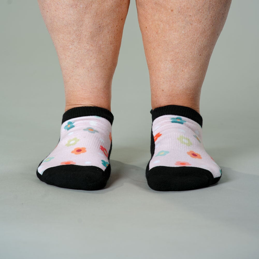 Viasox Retro Pastel Ankle Socks 5-Pack Bundle side view