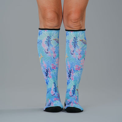 Pastel Reef Compression Socks
