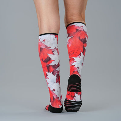 Maple Leaves Compression Socks