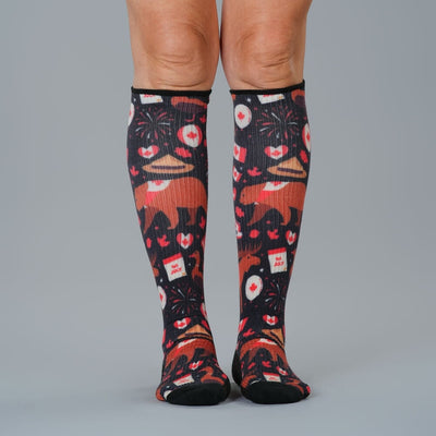 Oh! Canada Compression Socks