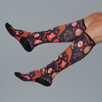 Oh! Canada Compression Socks