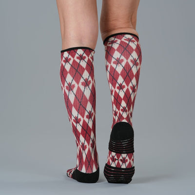 Canadian Argyle Compression Socks