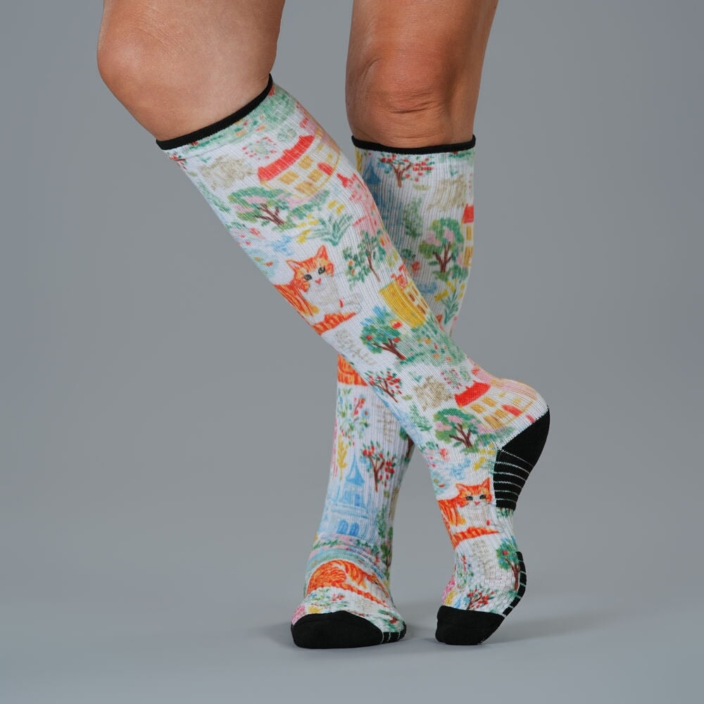 Kitty Kingdom Compression Socks – Viasox
