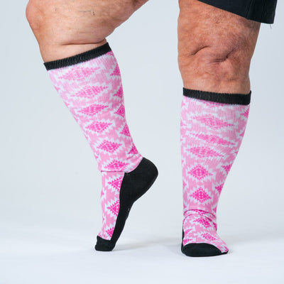 Viasox Sierra Sunset EasyStretch™ Socks detail close-up