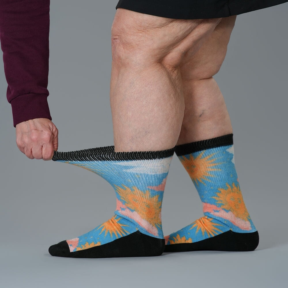 Celestial Summer EasyStretch™ Socks – Viasox