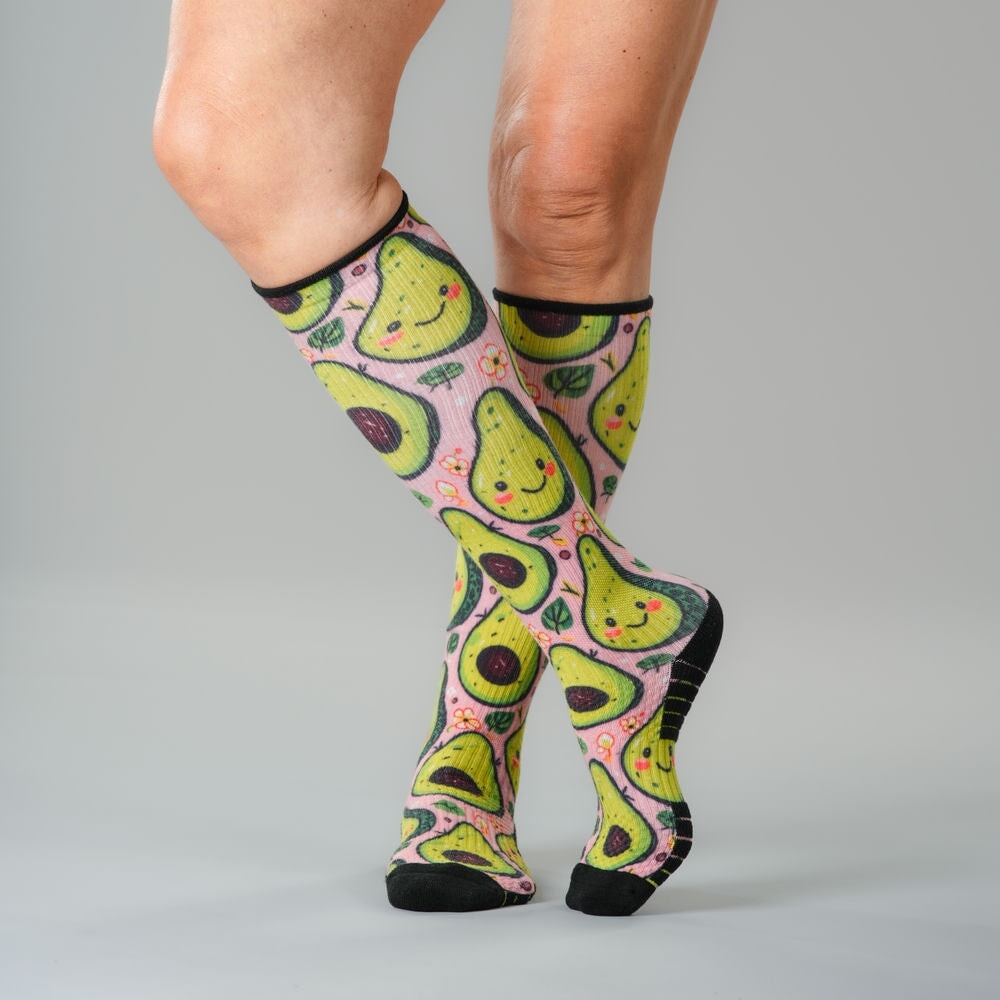 Avocadorable Compression Socks – Viasox