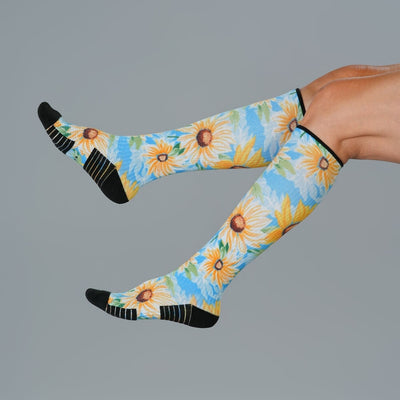 Sunflower Sky Compression Socks