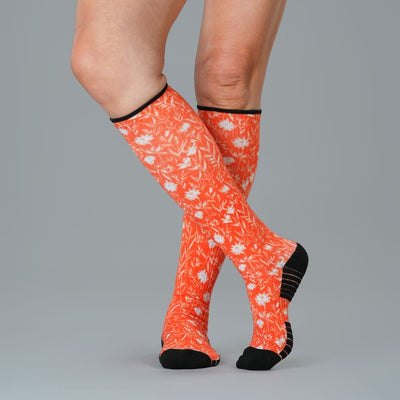 Citrus Meadow Compression Socks
