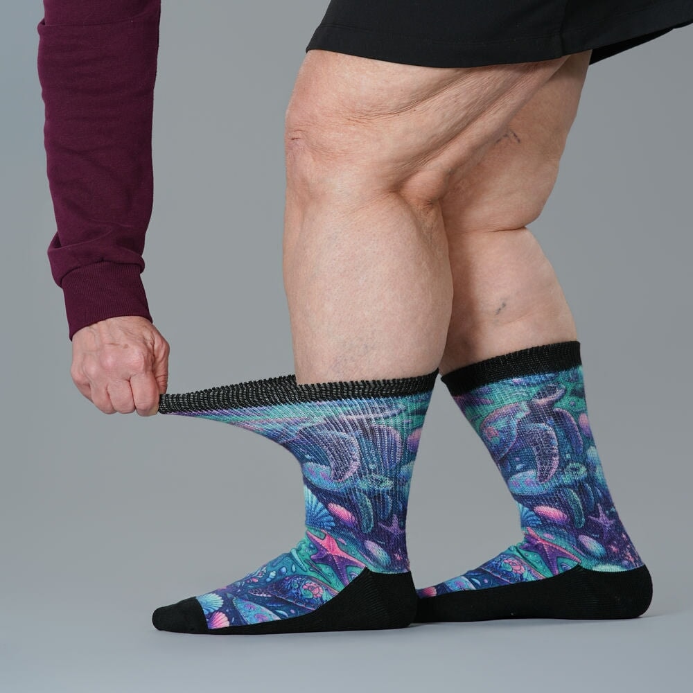 ゆ*ー様 visvim Achilles SOCKS HI S-M 新品未使用 Iridescent Sealife EasyStretch™ Socks – Viasox