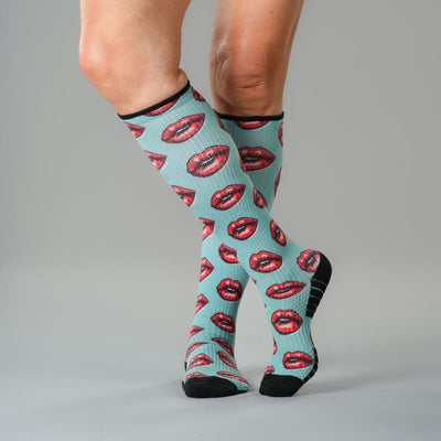 Vintage Kiss Compression Socks