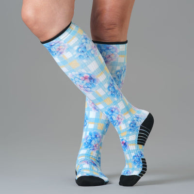 Picnic Flowers Compression Socks