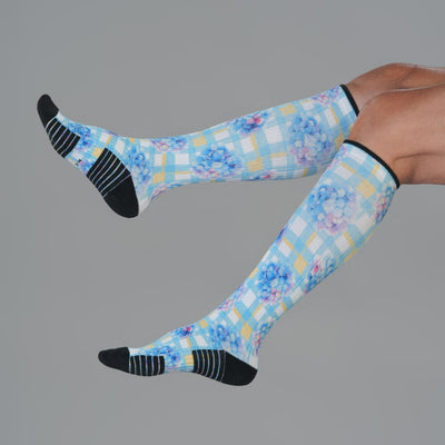 Picnic Flowers Compression Socks