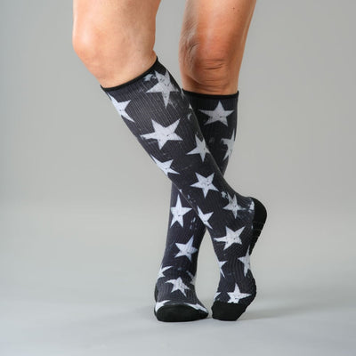 Retro Stars Compression Socks