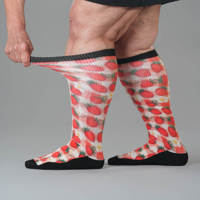 Strawberry Patch EasyStretch™ Socks