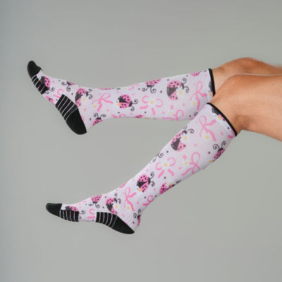 Pink Ladies Compression Socks