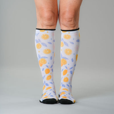 Lavender Lemon Compression Socks