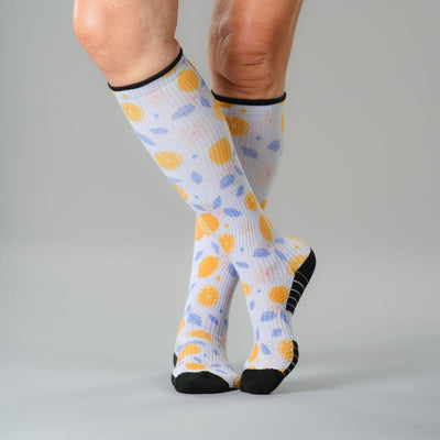 Lavender Lemon Compression Socks