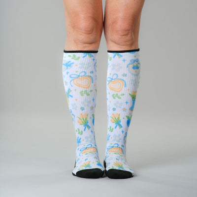Berry Blue Compression Socks