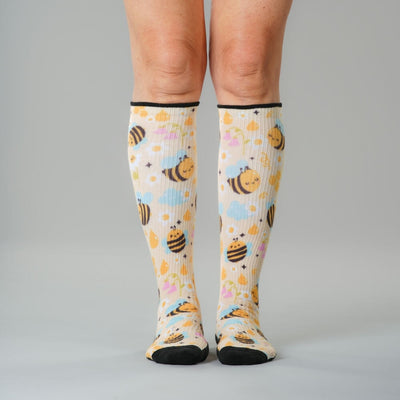 Busy Bee Compression Socks