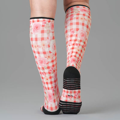 Cottage Rose Compression Socks