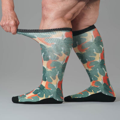 Jungle Leaves EasyStretch™ Socks