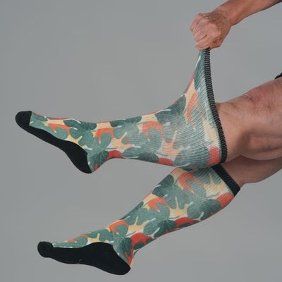 Jungle Leaves EasyStretch™ Socks