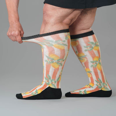 Lemon Stripes EasyStretch™ Socks