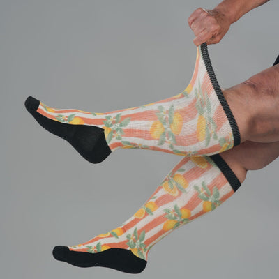 Lemon Stripes EasyStretch™ Socks