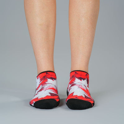 Maple Leaves Ankle Compression Socks