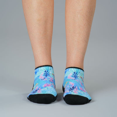 Pastel Reef Ankle Compression Socks