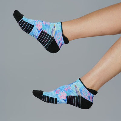 Pastel Reef Ankle Compression Socks